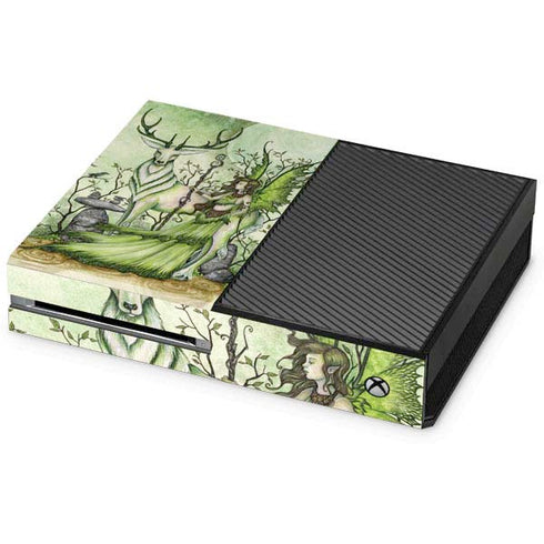 Amy Brown Guardian Fairy and Stag Xbox One Console Skin